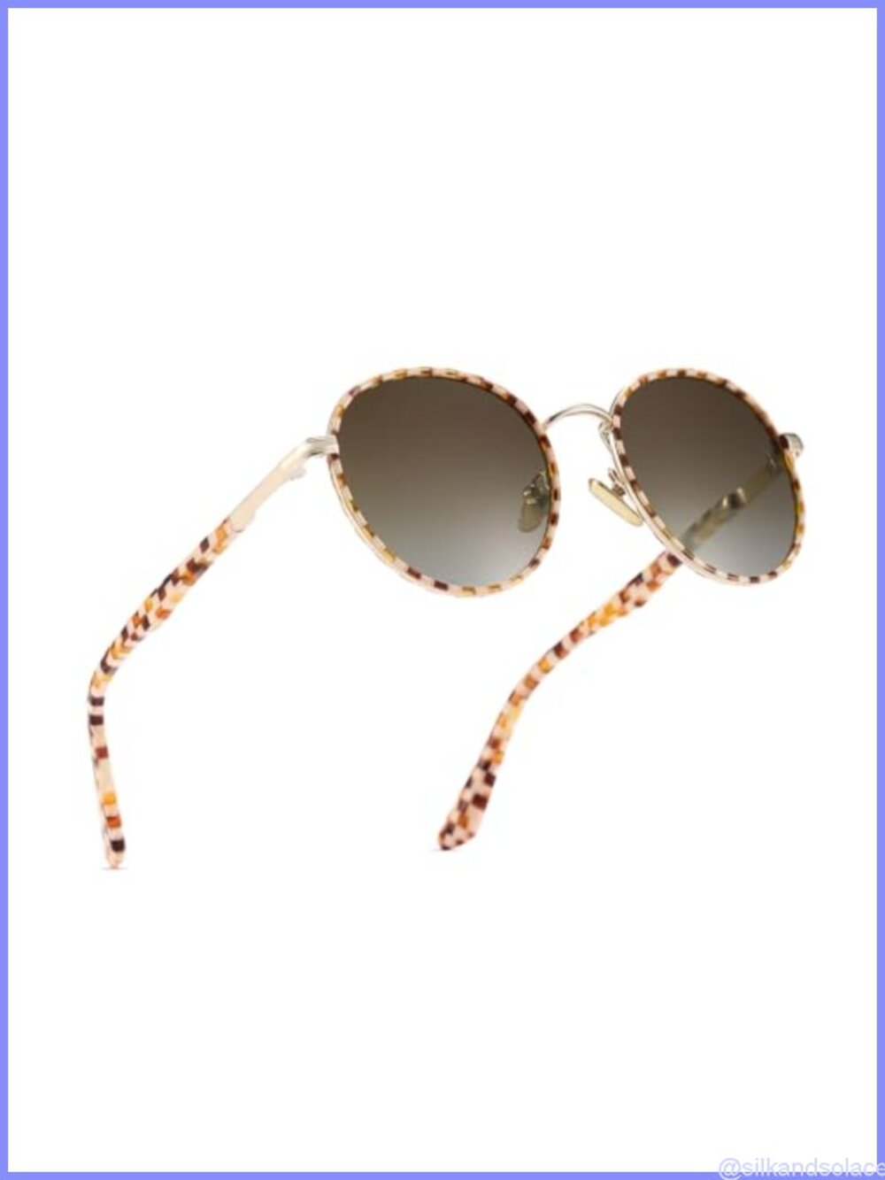 Round Polarized Sunglasses Italian Acetate UV400